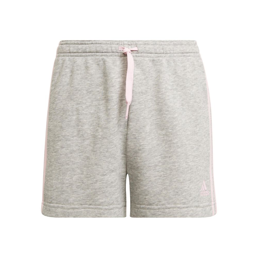 adidas 3-Stripes Shorts Kinder - Grau, Pink, Größe 152