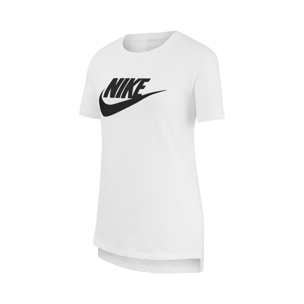 Nike Sportswear T-Shirt Mädchen - Weiß, Schwarz, Größe L