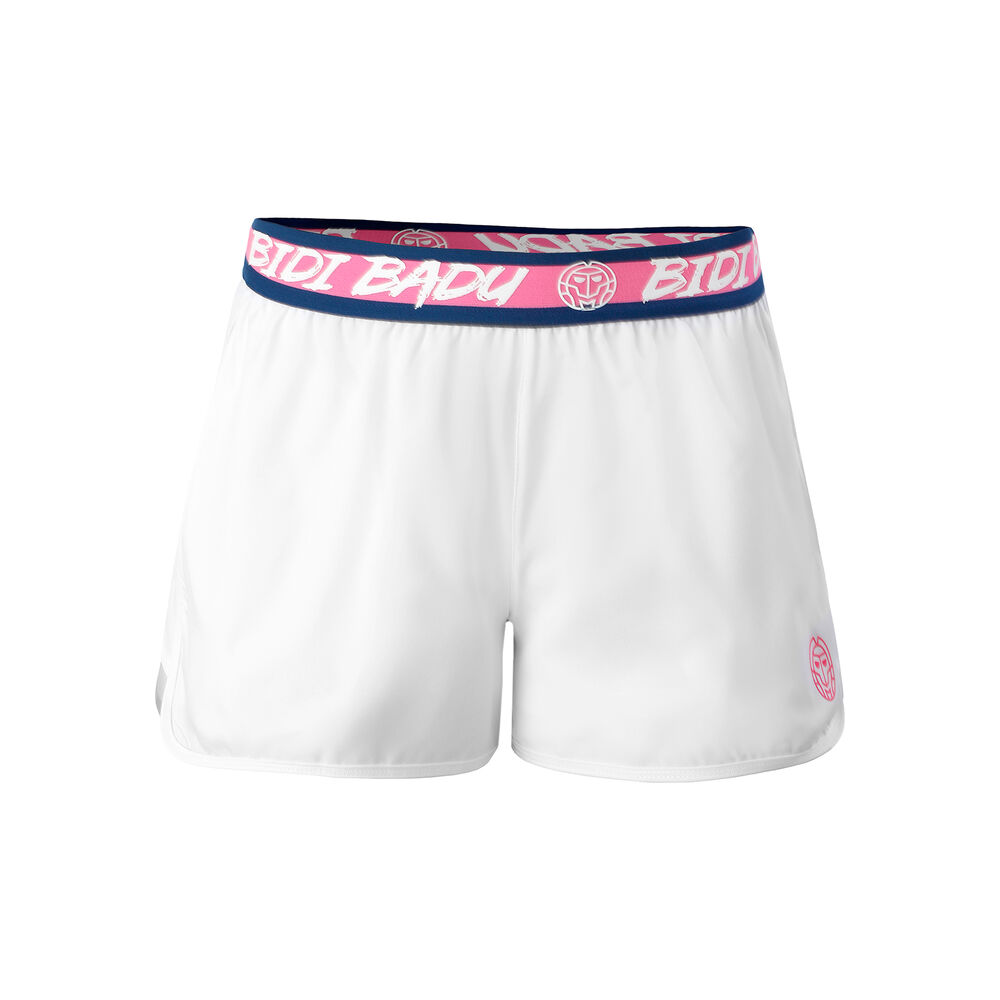 BIDI BADU Tiida Tech 2in1 Shorts Damen - Weiß, Pink, Größe L